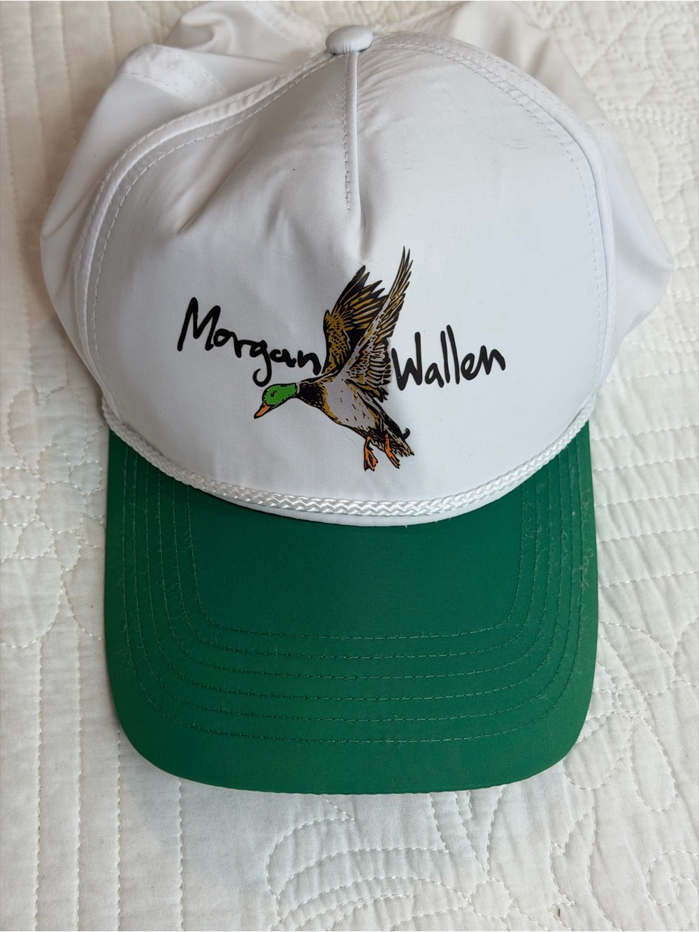 Morgan Wallen Duck Rope Hat One Night At A Time Tour 2024 Snapback Trucker